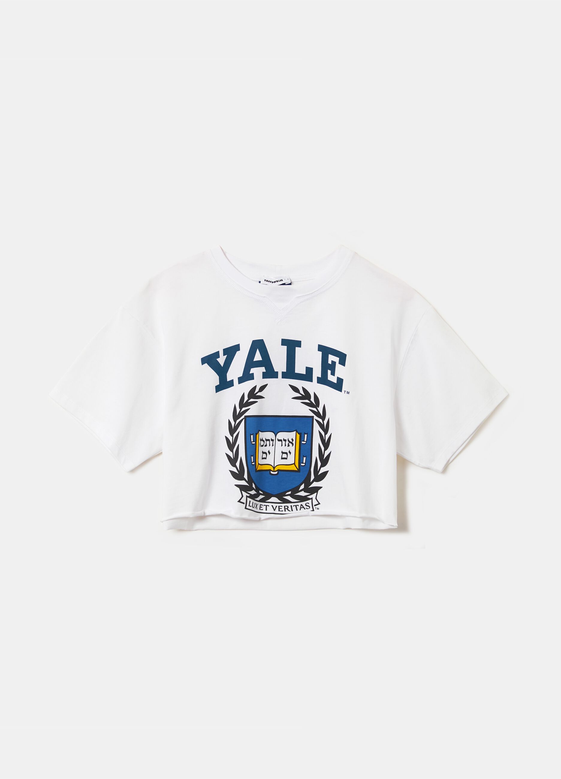 Tally Weijl T-shirt Cropped Con Stampa College