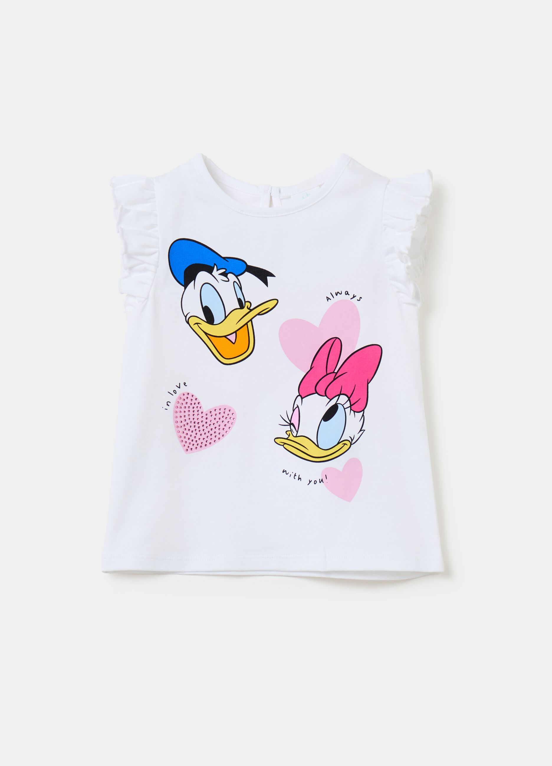 Tank top with Donald Duck 90 print
