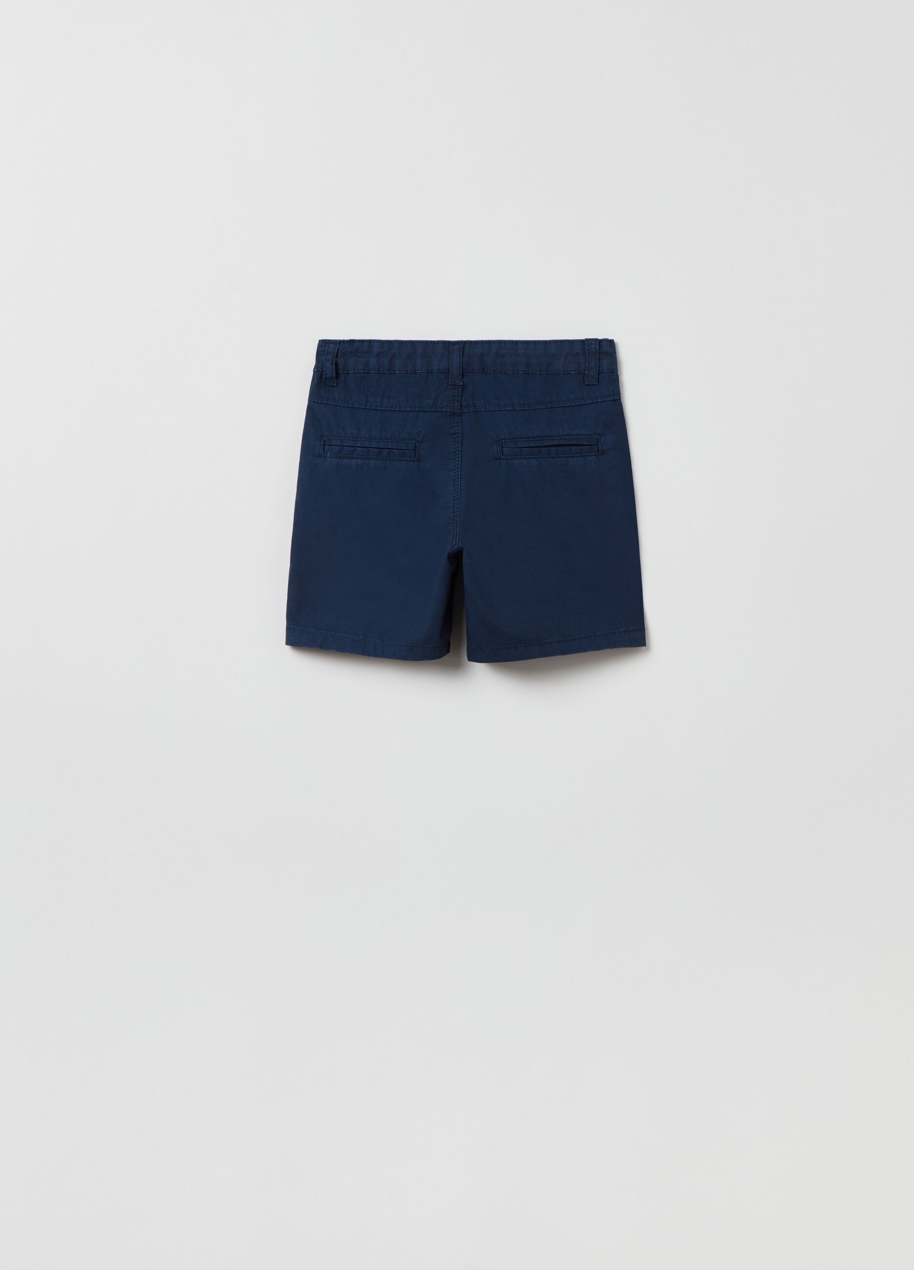 Cotton Bermuda shorts with pockets