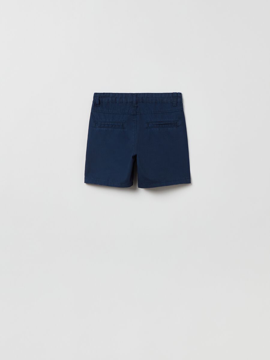 Cotton Bermuda shorts with pockets_1