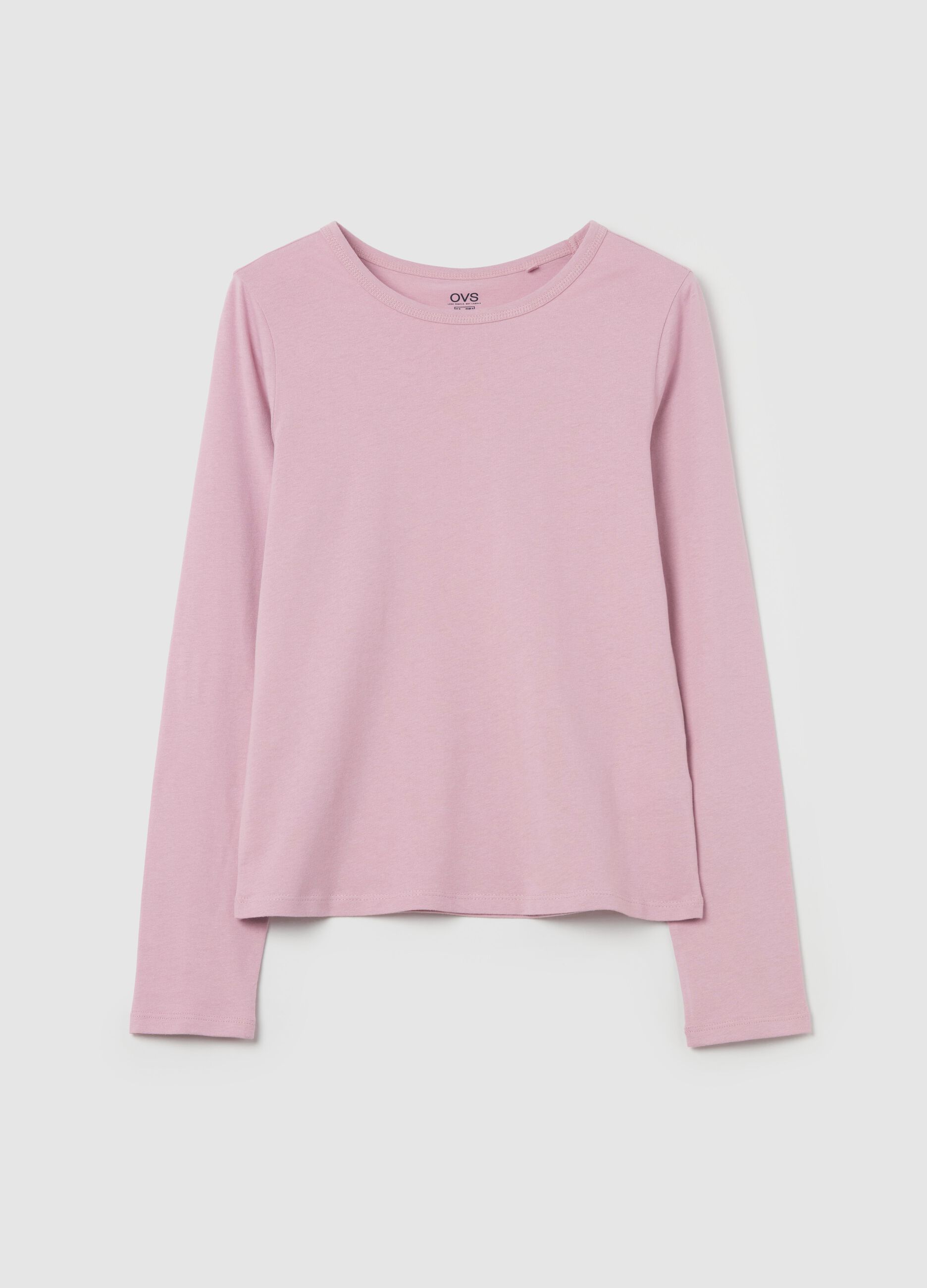 Long-sleeved T-shirt in cotton