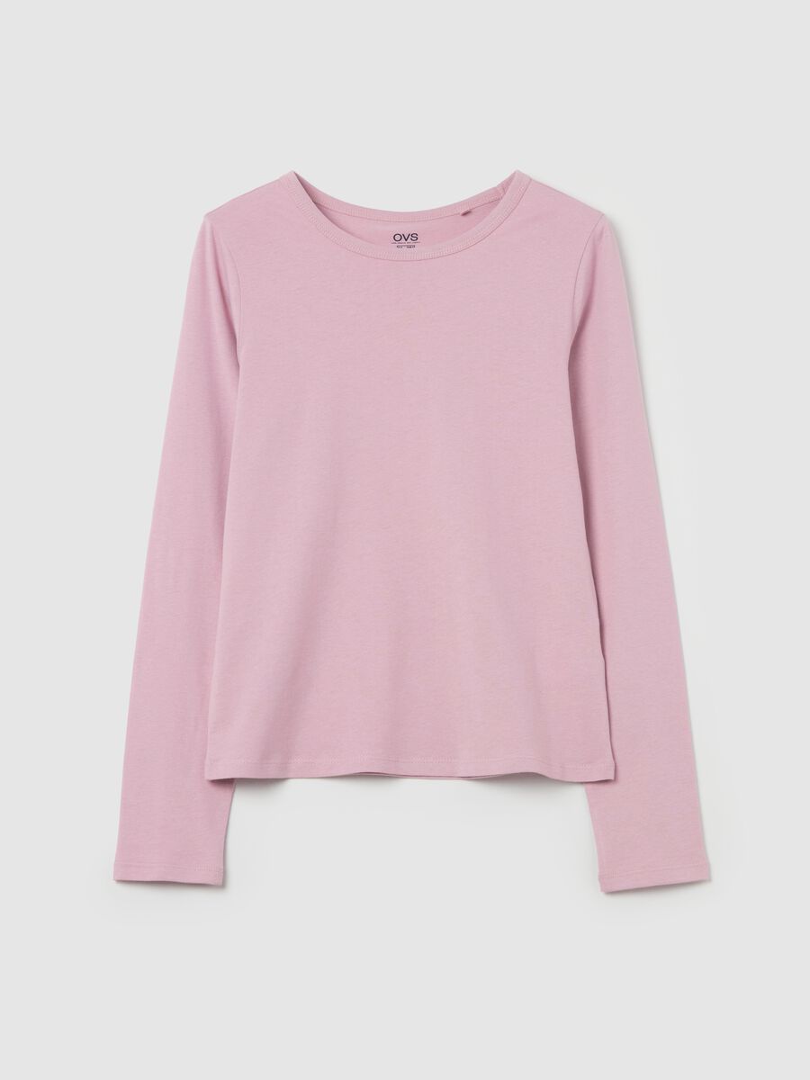 Long-sleeved T-shirt in cotton_4