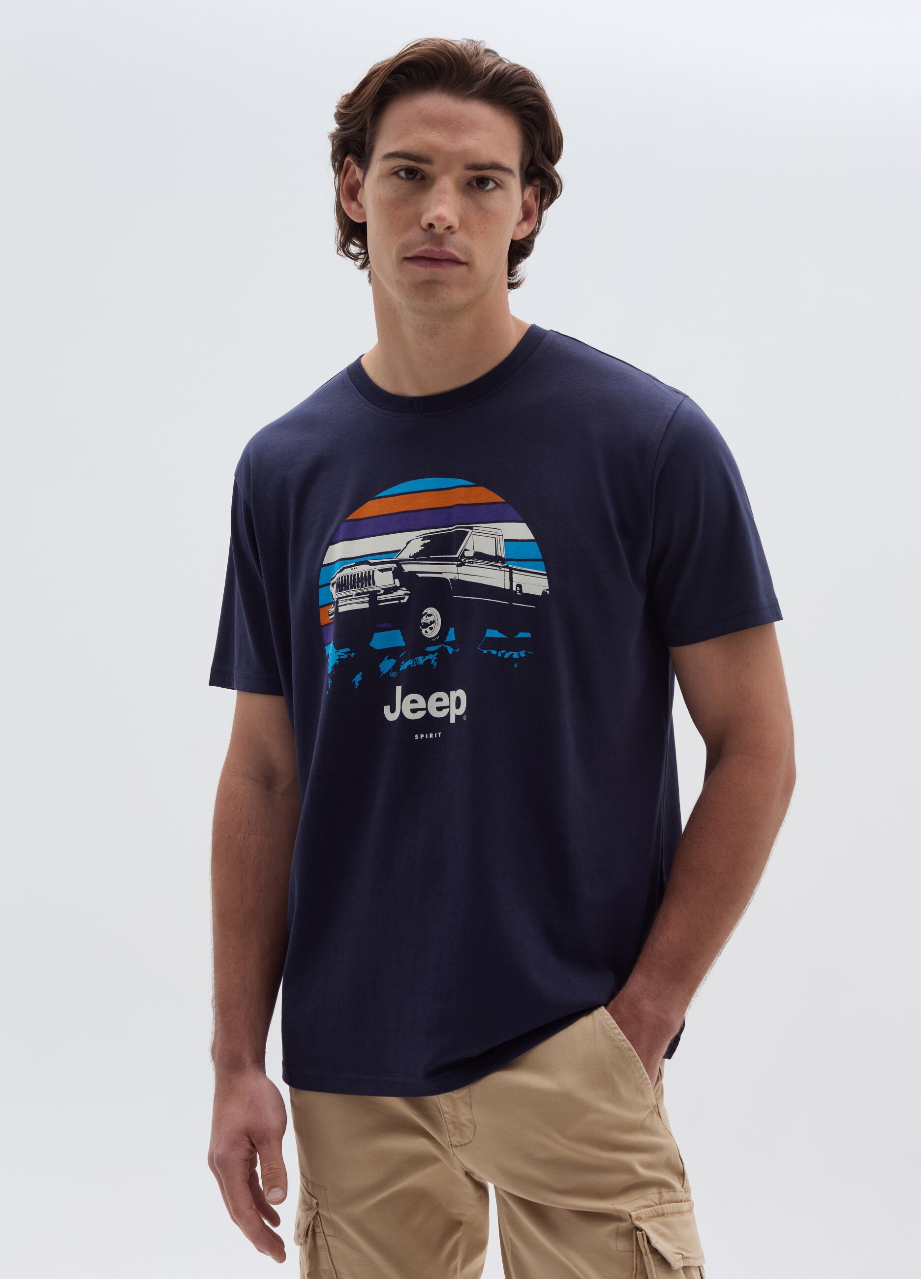 T-shirt stampa Jeep Spirit