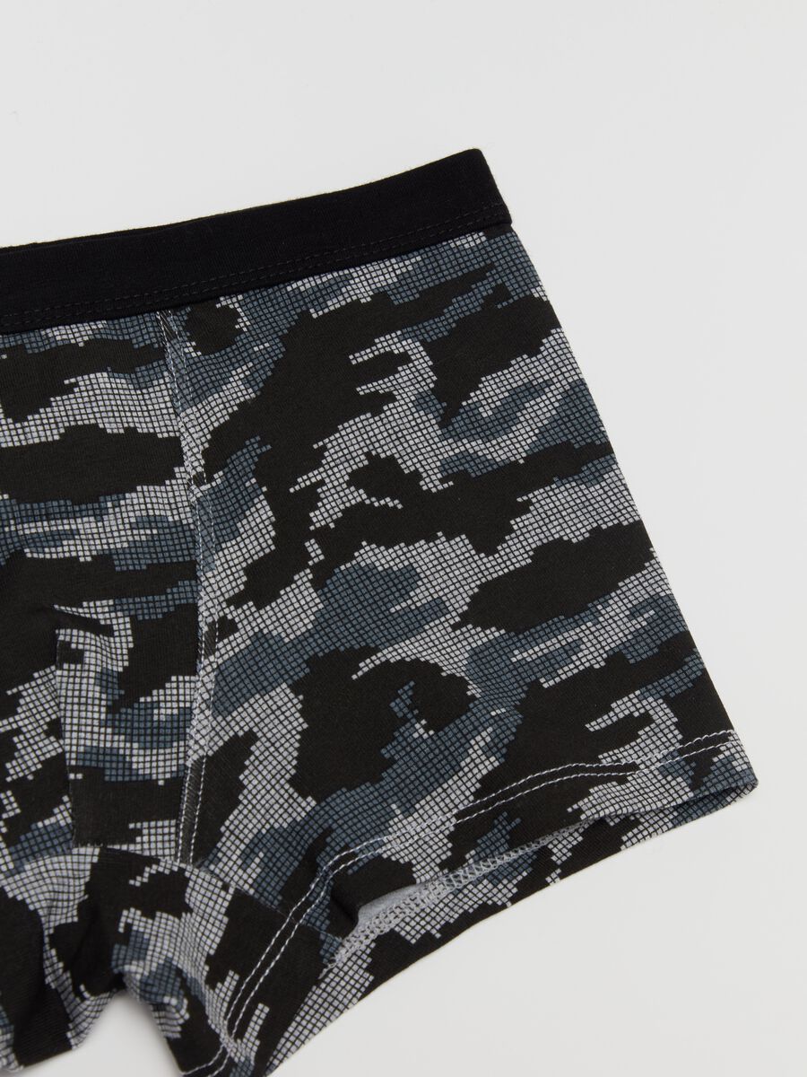 Camouflage boxer shorts in organic cotton_3