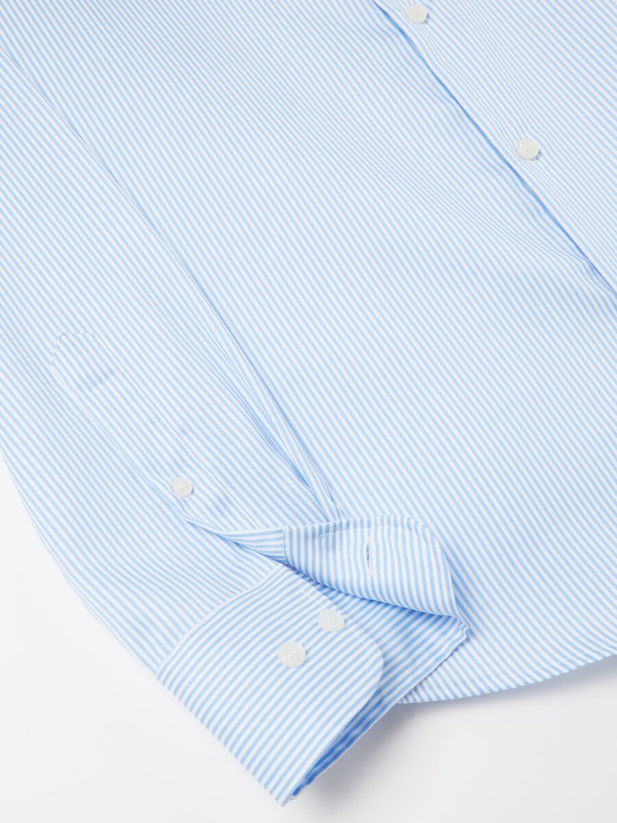 Slim-fit shirt with double-twist stripes_5