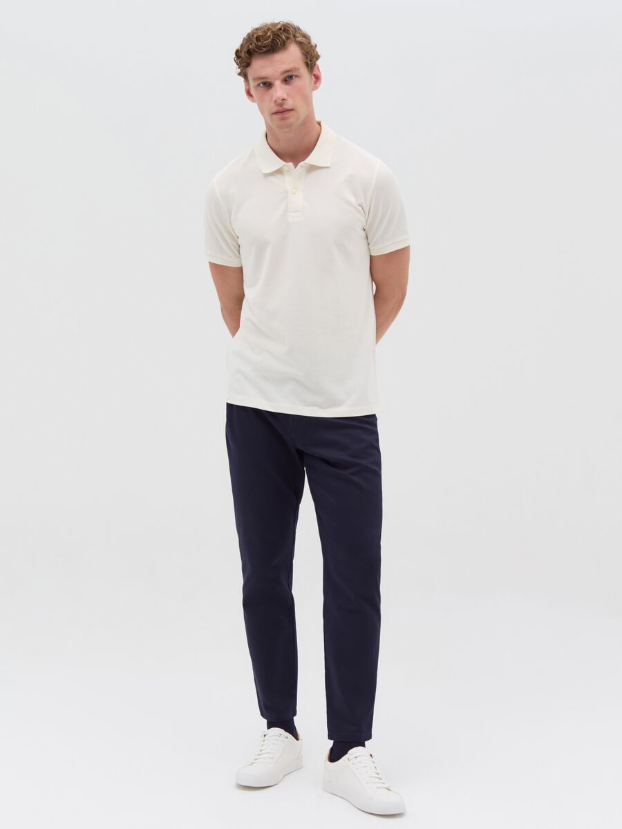 Stretch cotton chinos_0