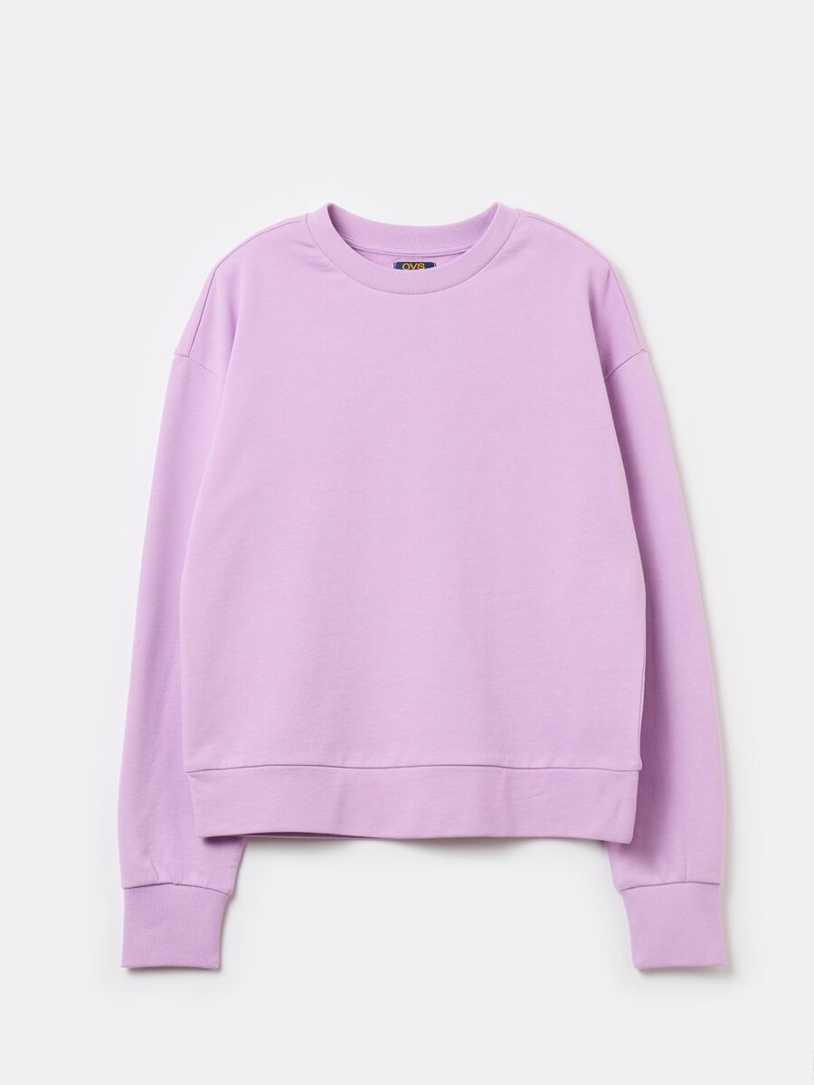 Sweatshirt with round neck_0