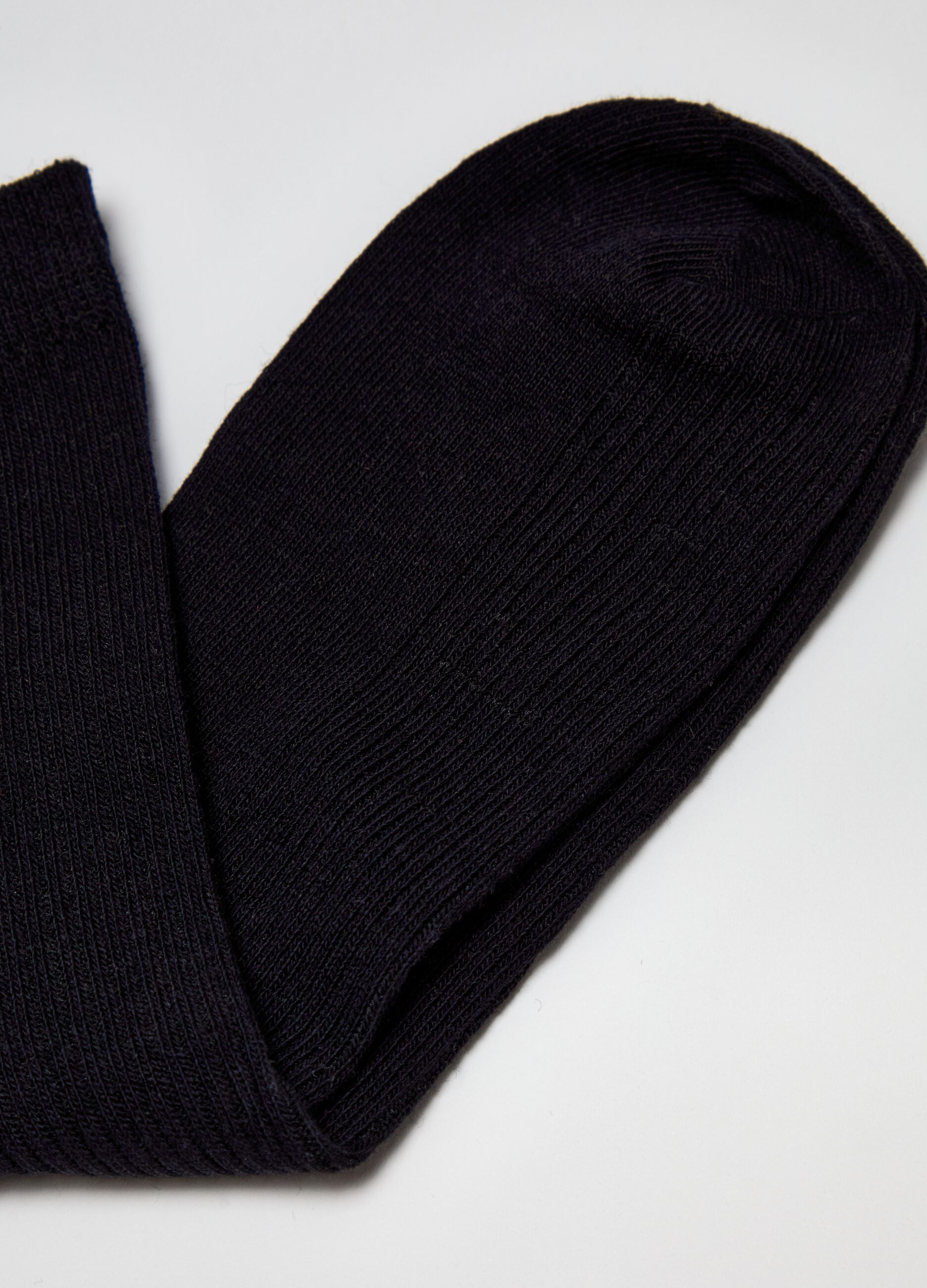 Three-pair pack stretch socks with lurex