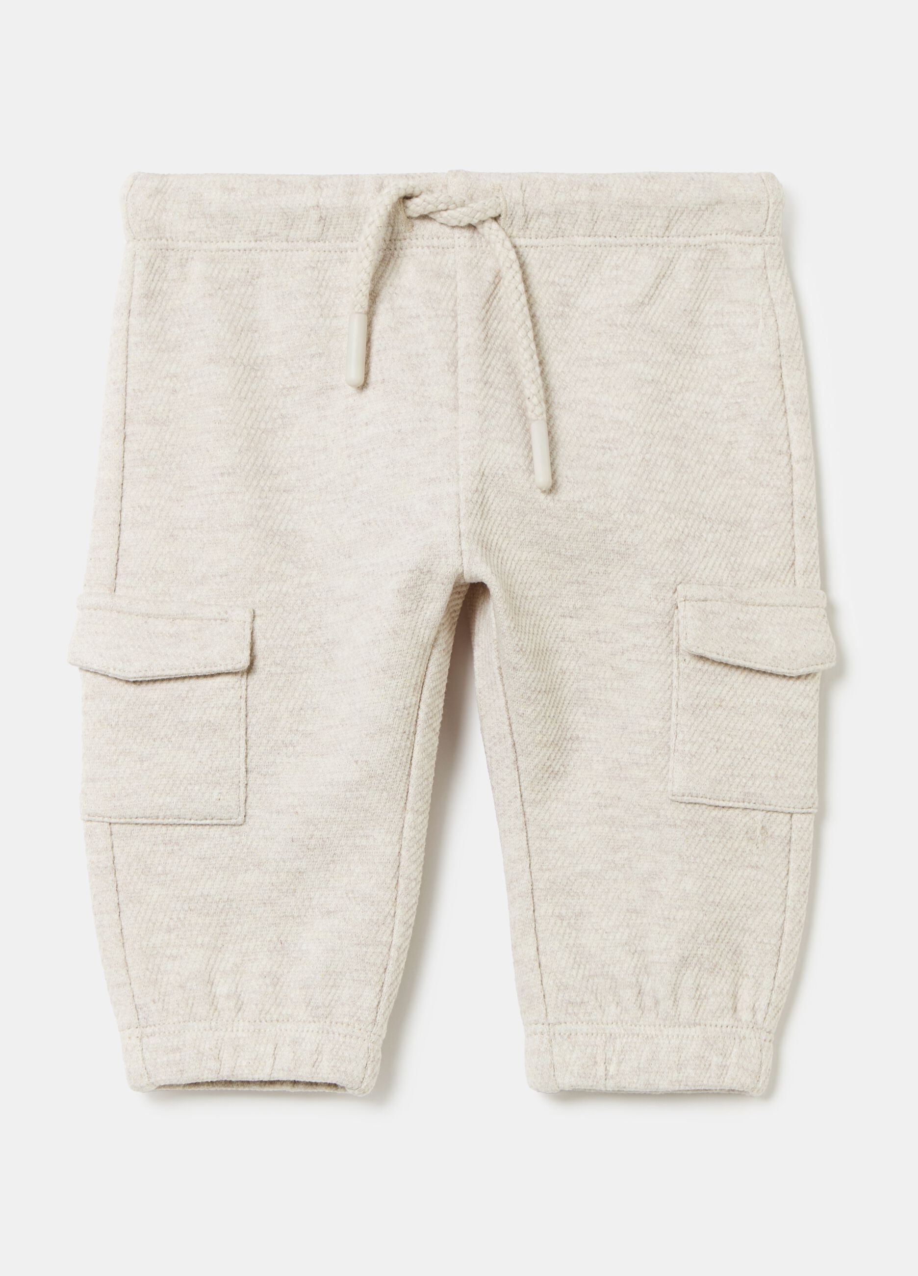 Cargo joggers with drawstring