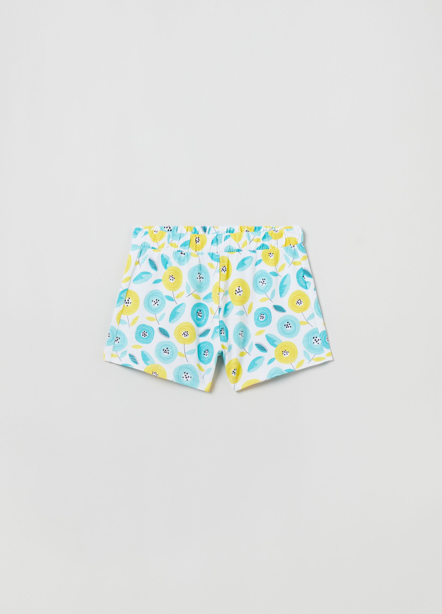 Jersey shorts with print