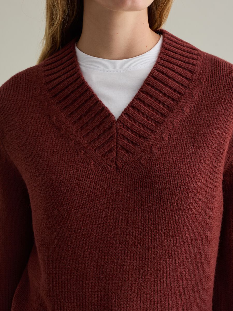 V-neck pullover_2