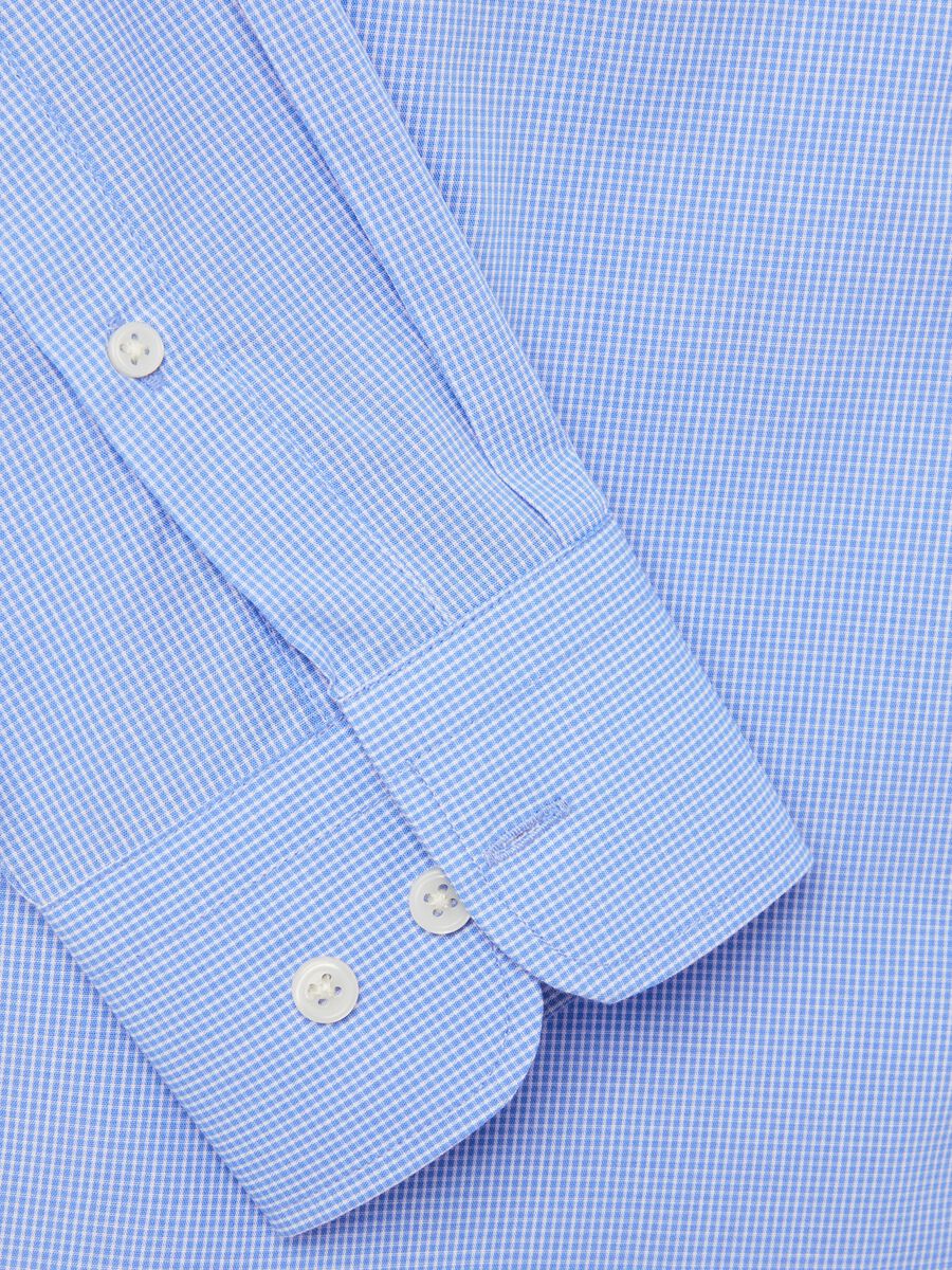 Regular-fit micro check shirt_5