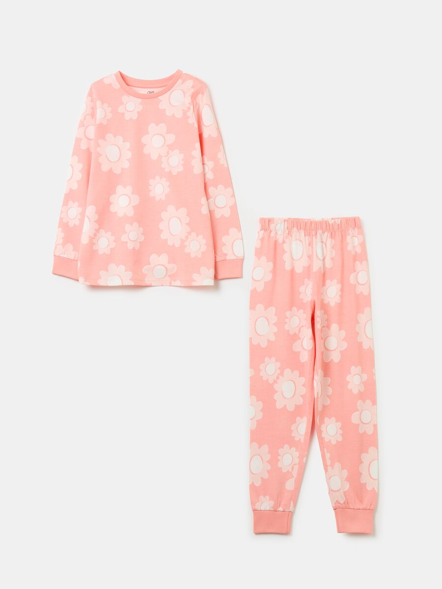 Organic cotton pyjamas with print_0