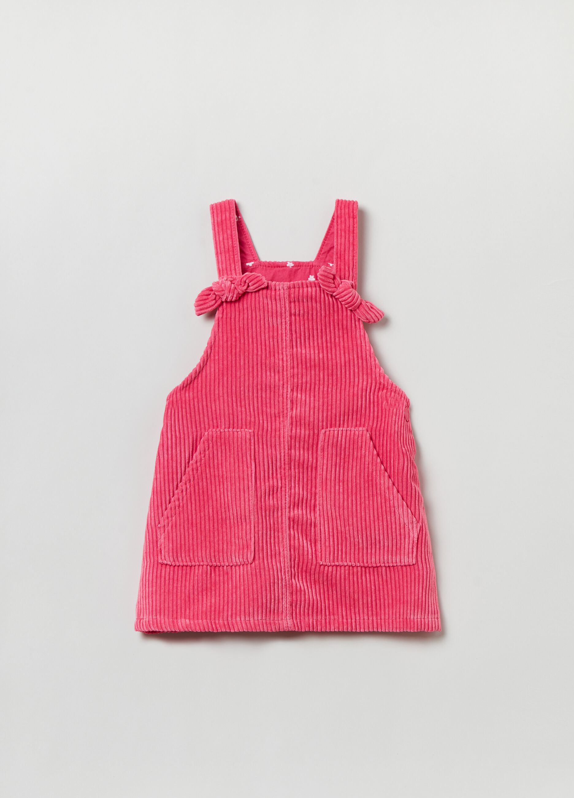 Corduroy overall dress