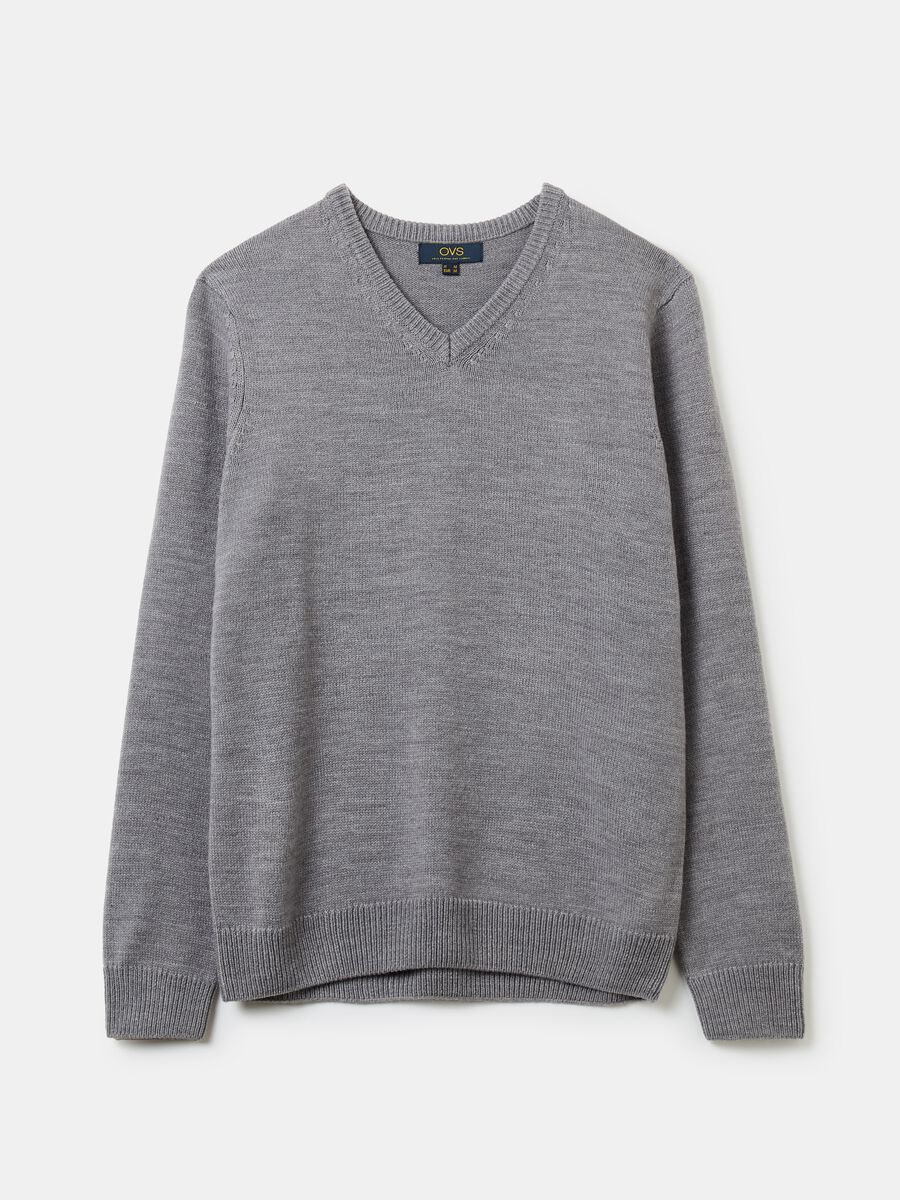 V-neck pullover_4