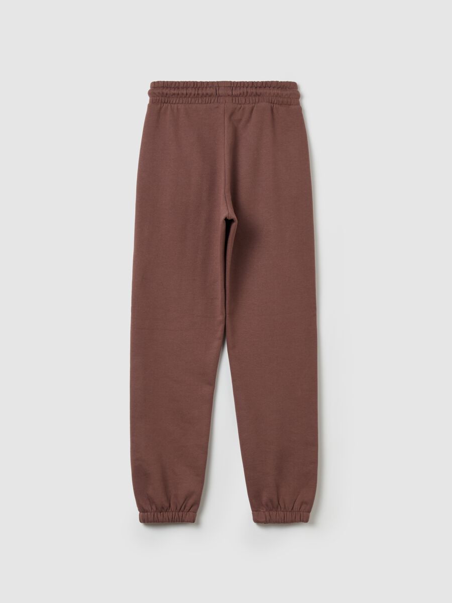 Essential joggers in fleece with drawstring_1