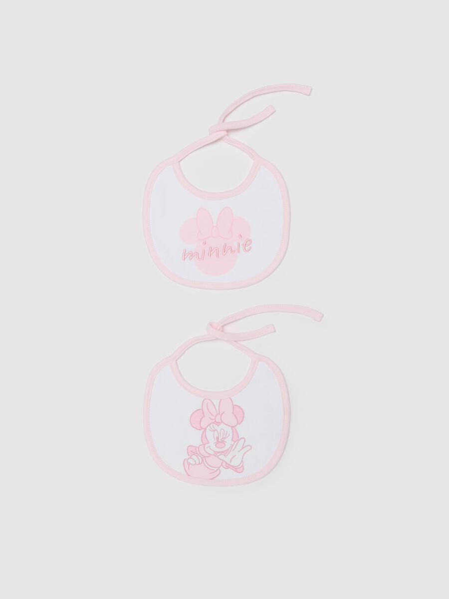 Two-pack bibs with Minnie Mouse print_0