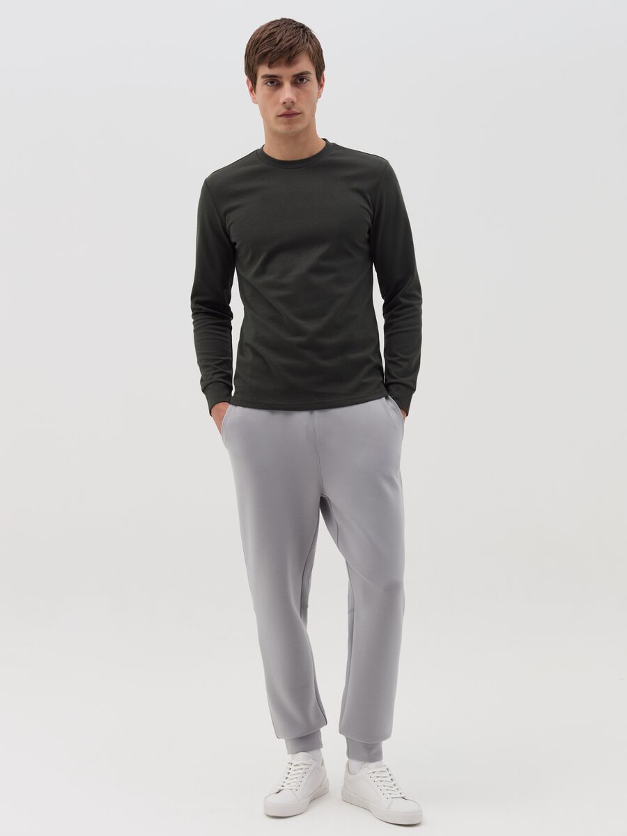 T-shirt a maniche lunghe stretch_0