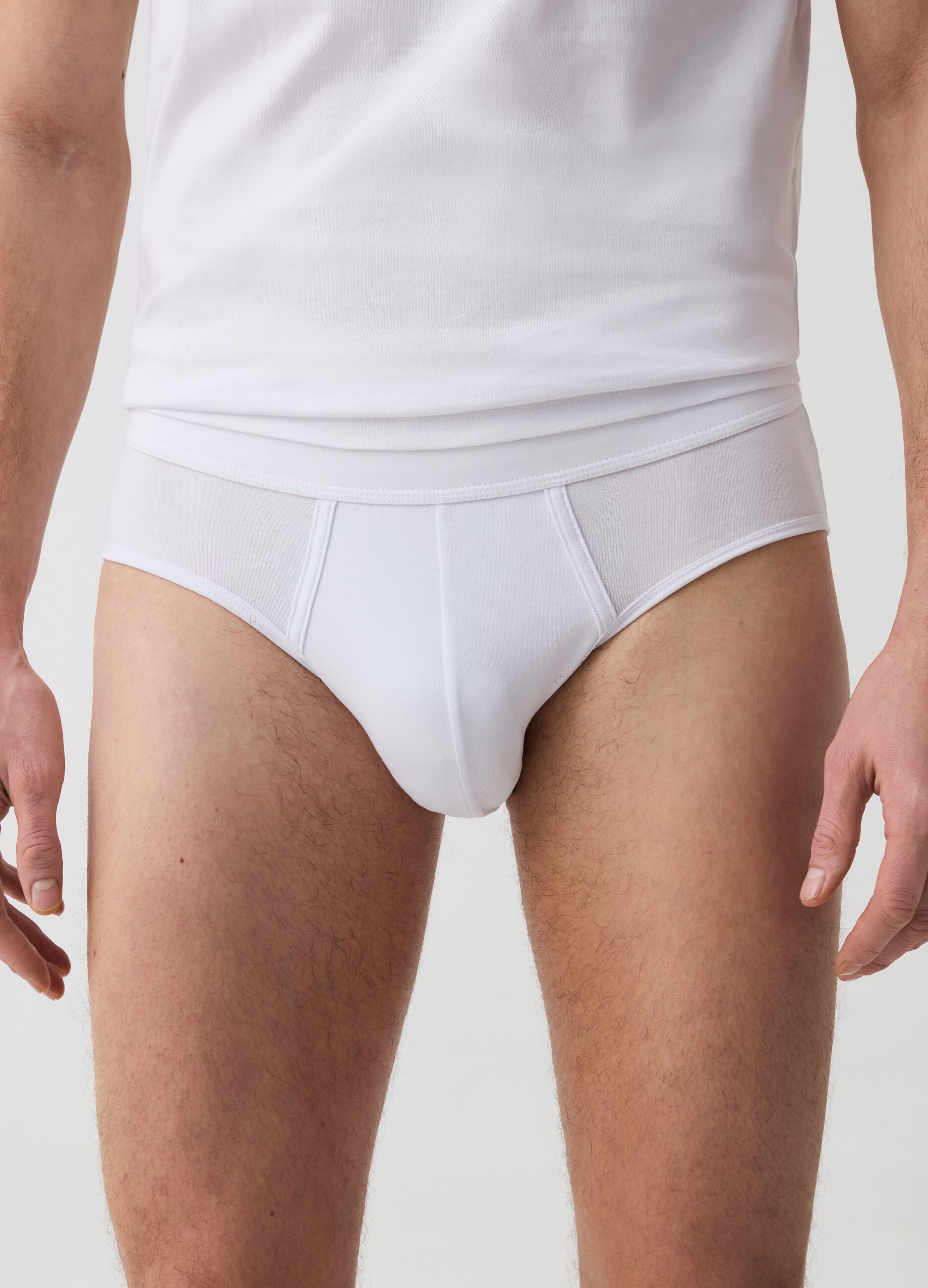 Two-pack briefs in stretch Supima cotton