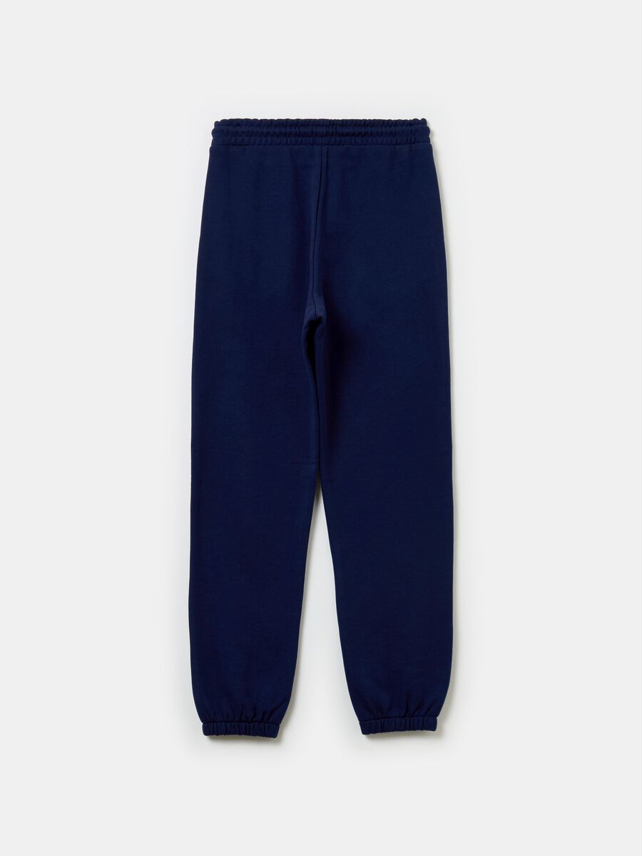 Essential joggers in organic cotton with drawstring_1