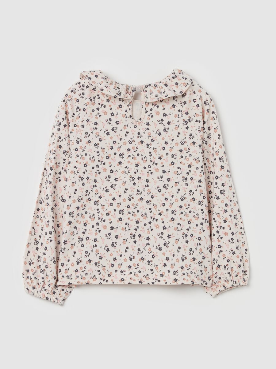 Floral blouse in organic cotton_1