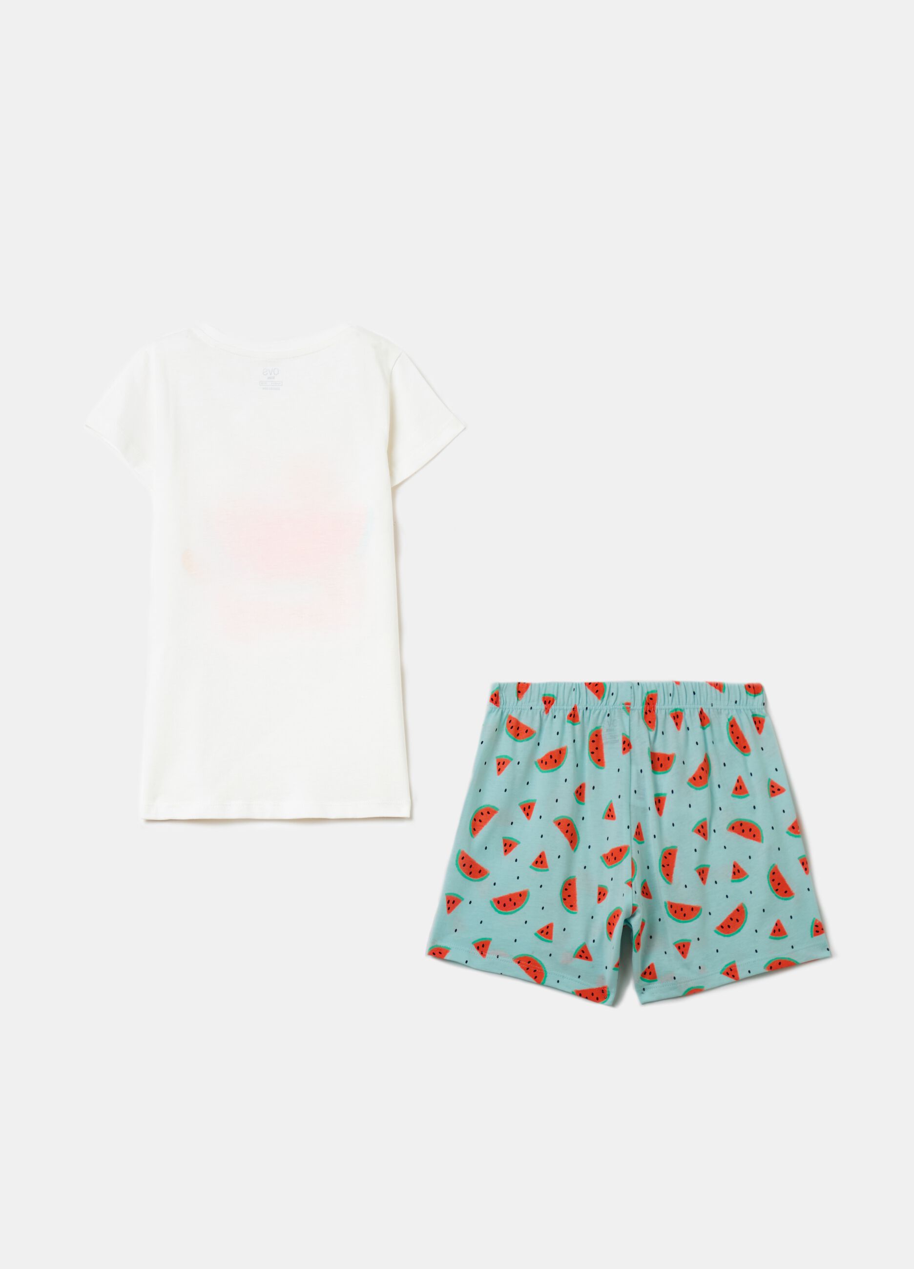 Organic cotton pyjamas with print