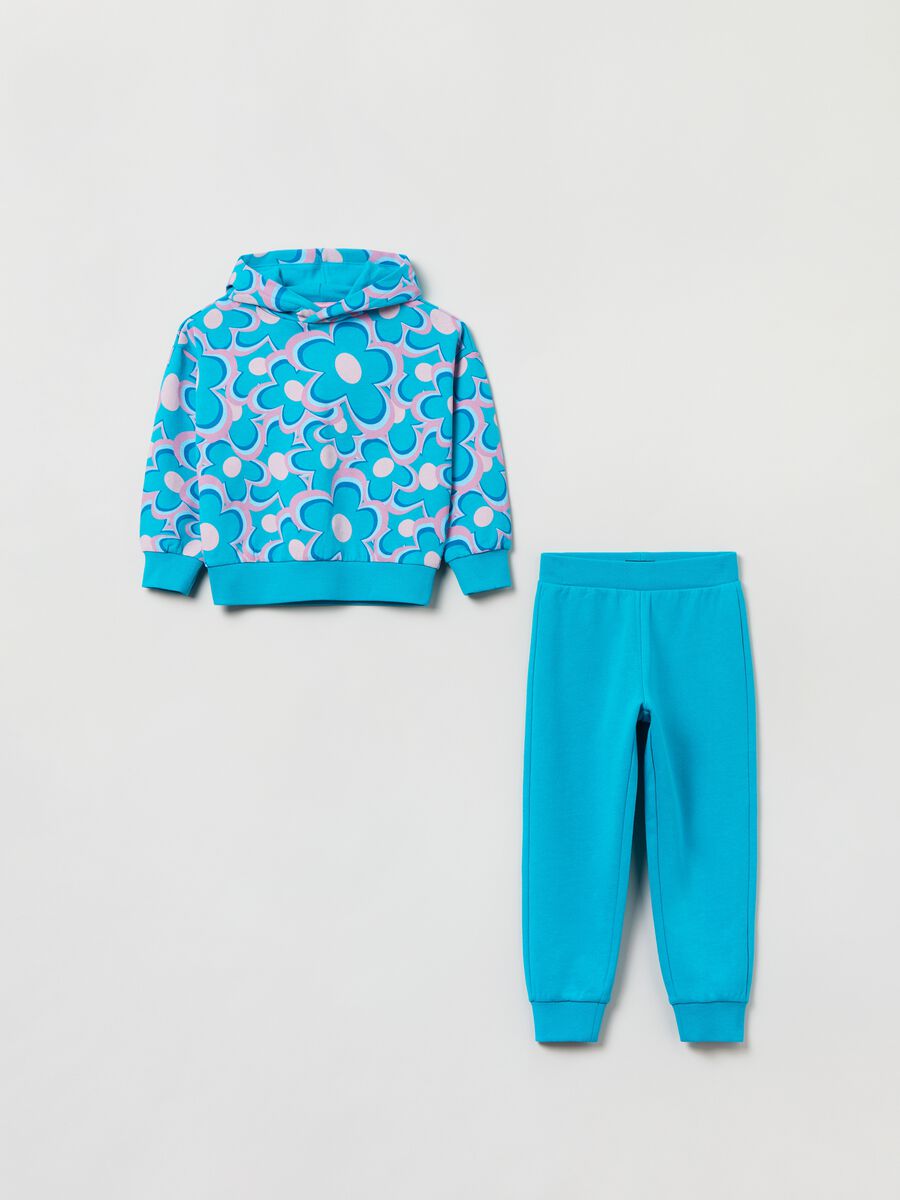 Fleece jogging set with print_0