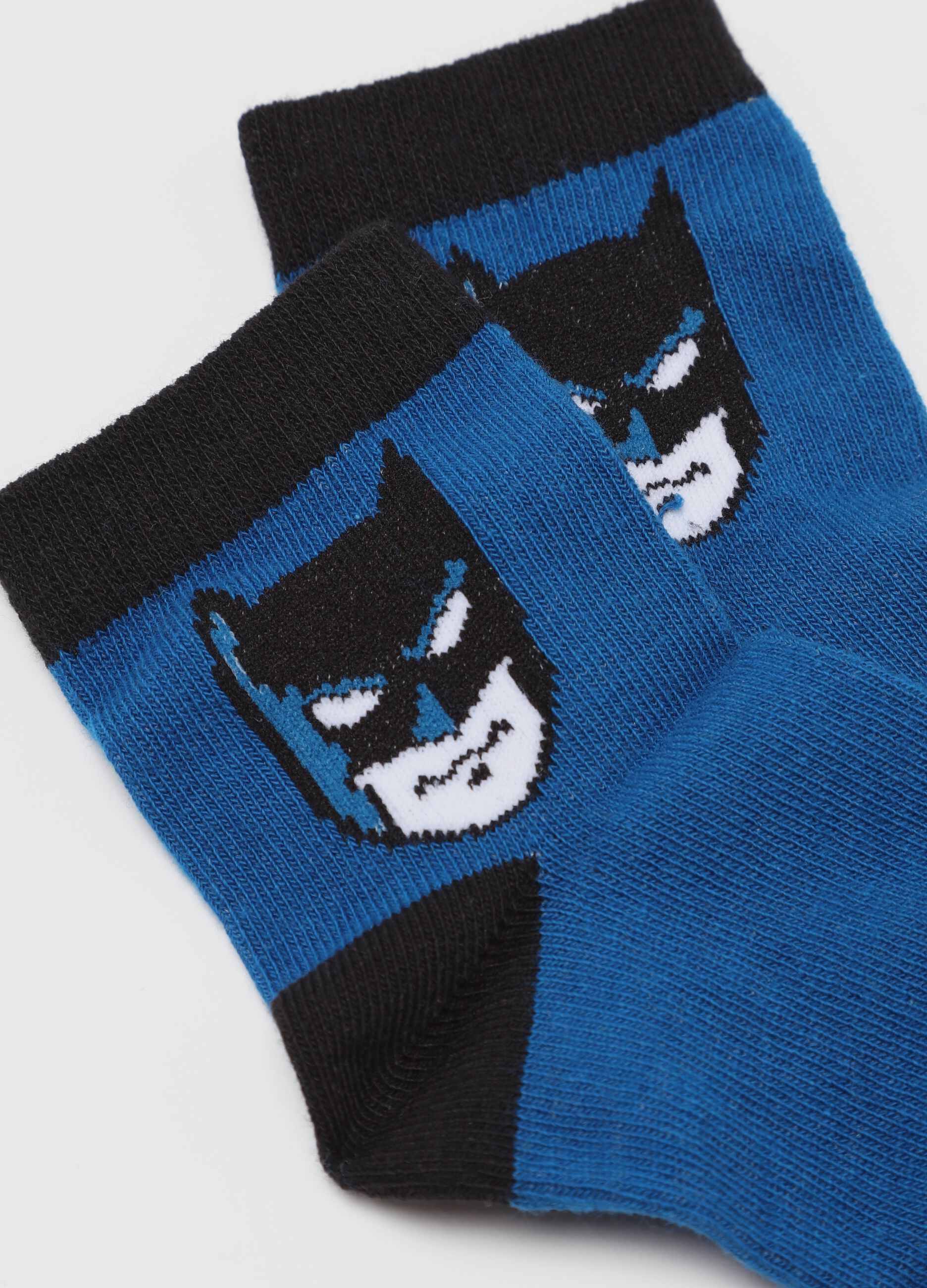 Three-pair pack socks in organic cotton with Batman design