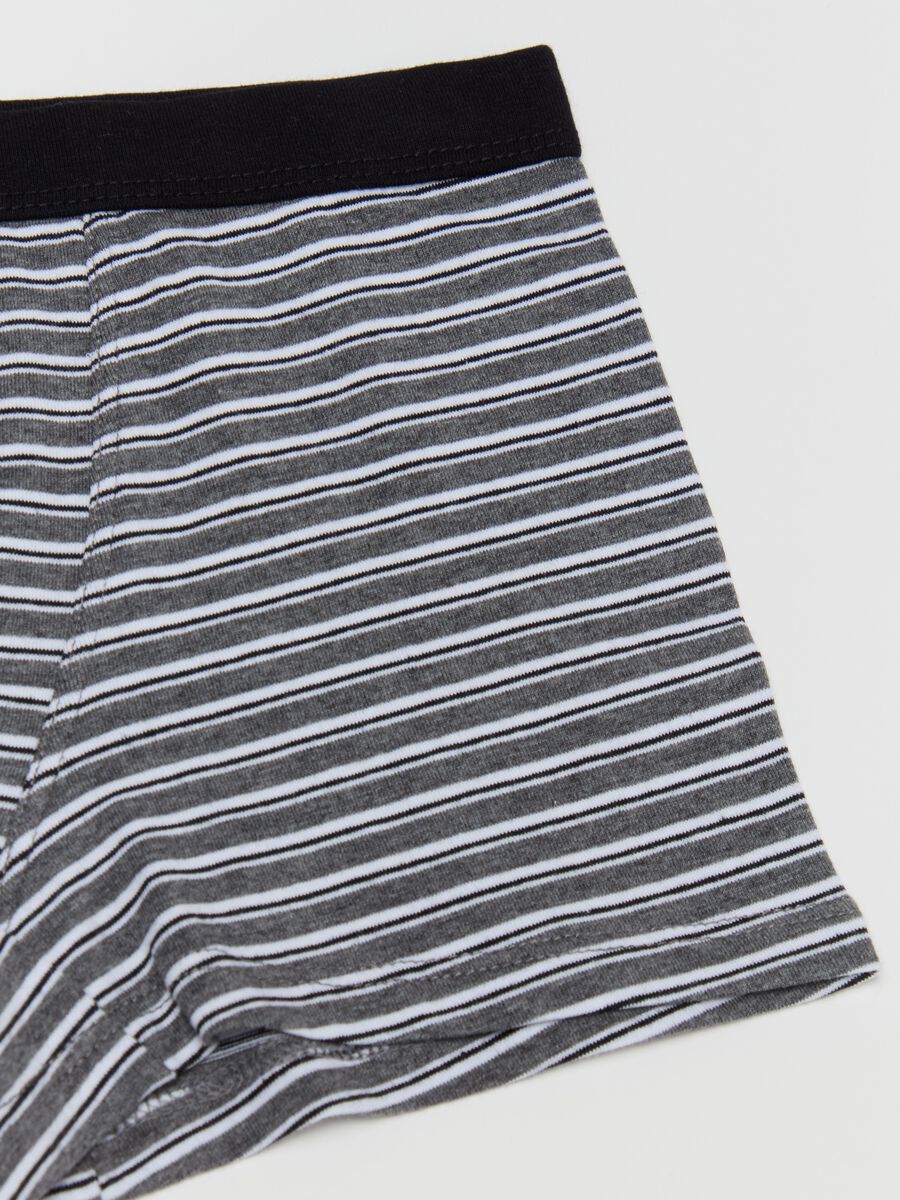 Organic cotton boxer shorts with striped pattern_3