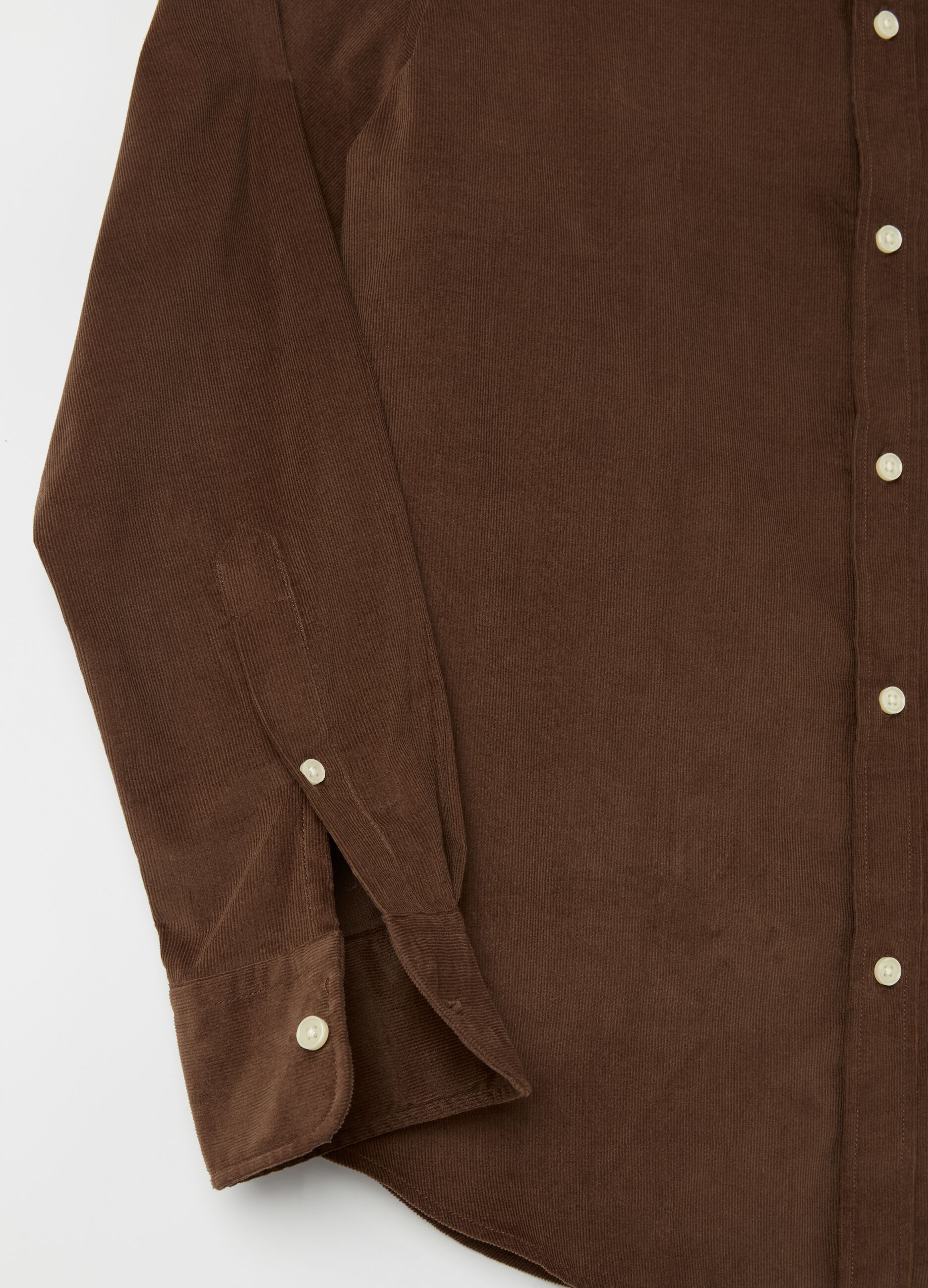 Camicia in corduroy colletto button-down