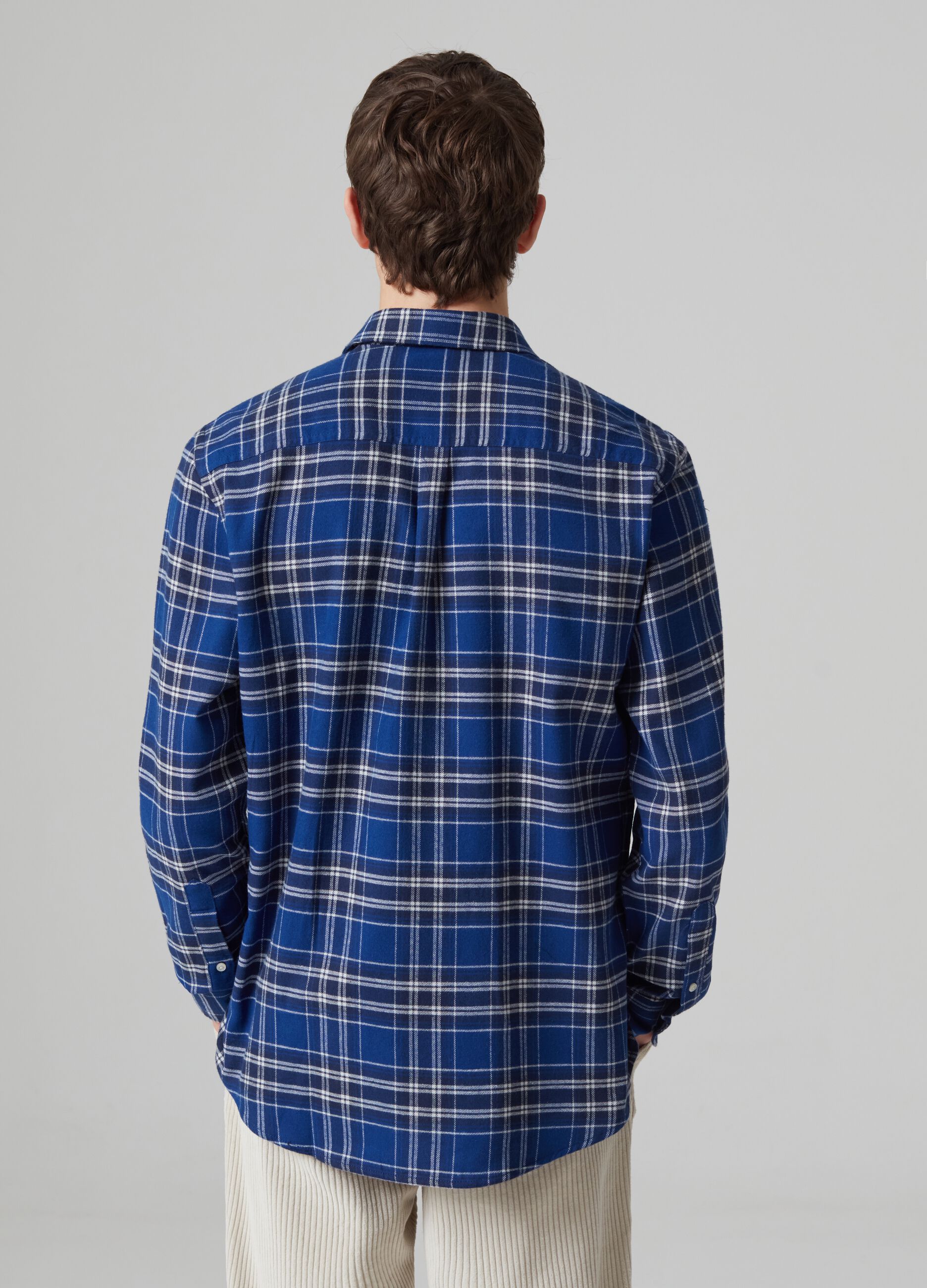 Flannel shirt in check pattern