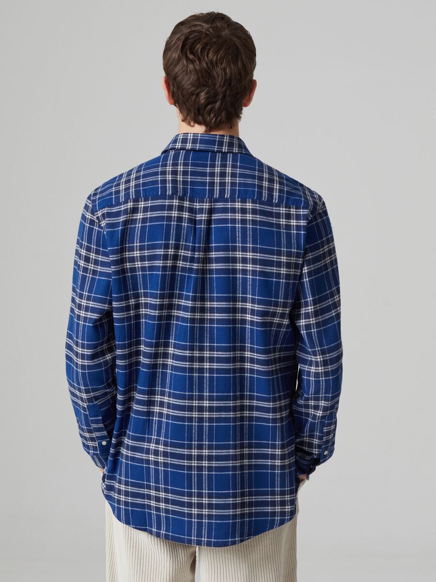 Flannel shirt in check pattern_2