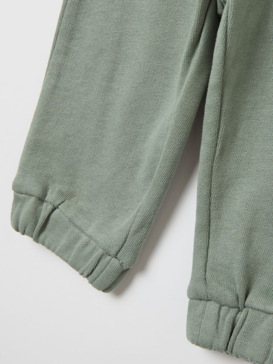 Joggers in organic cotton with drawstring_3