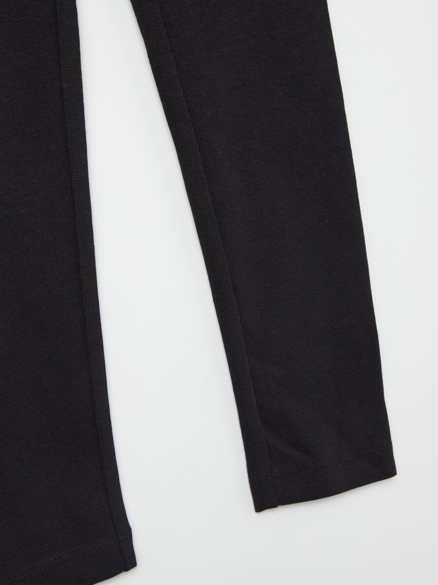 Two-pack leggings in stretch cotton_3