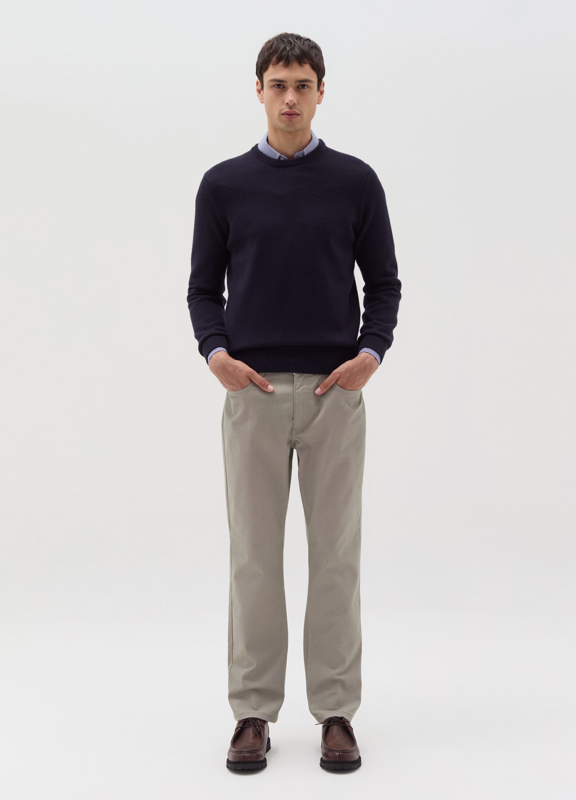 Regular-fit trousers with five pockets