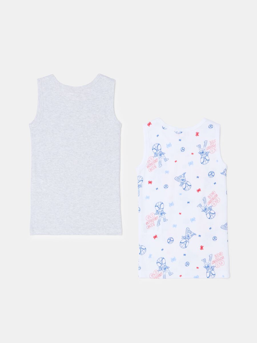 Two-pack racerback vests with Spidey print_1