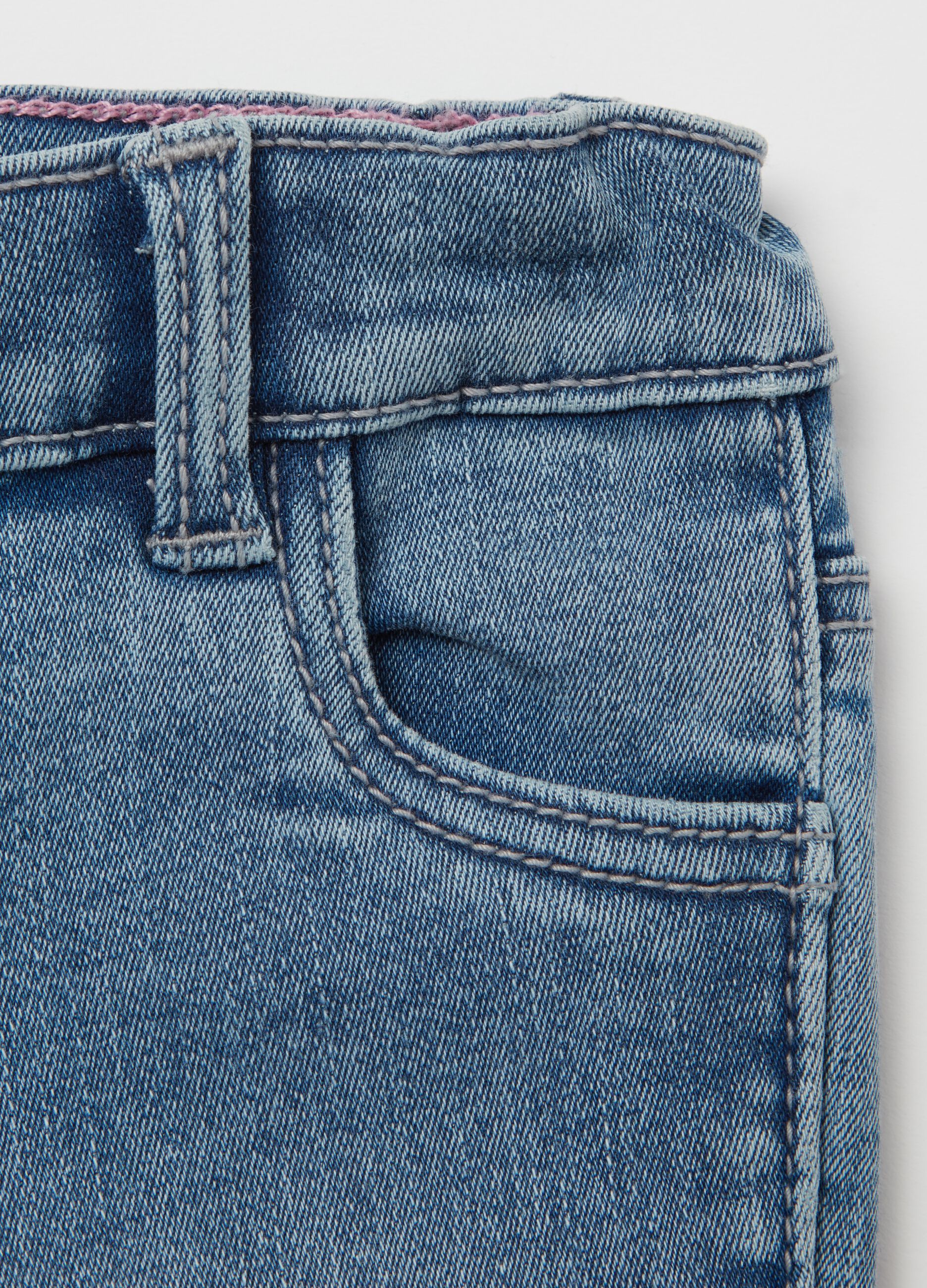 Flare-fit jeans with pockets