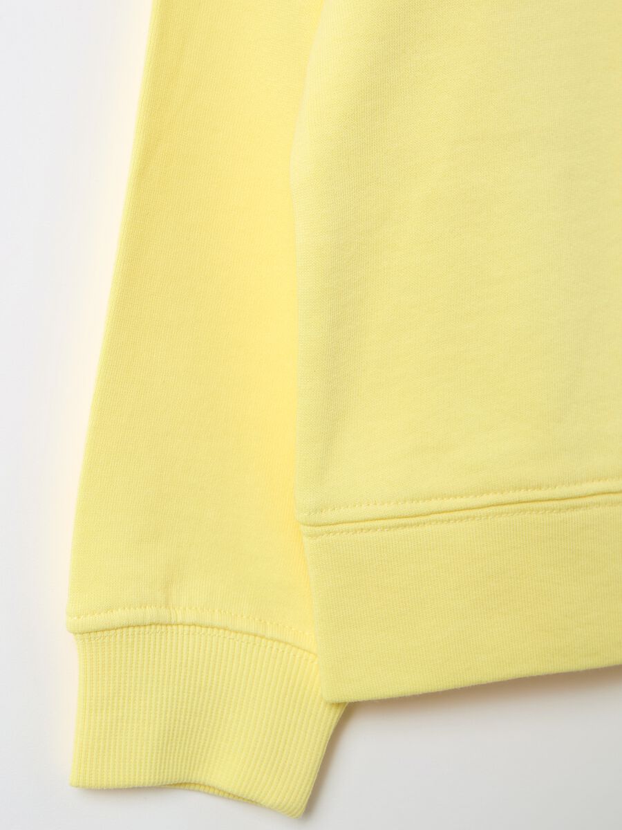 Solid colour sweatshirt in French terry_3