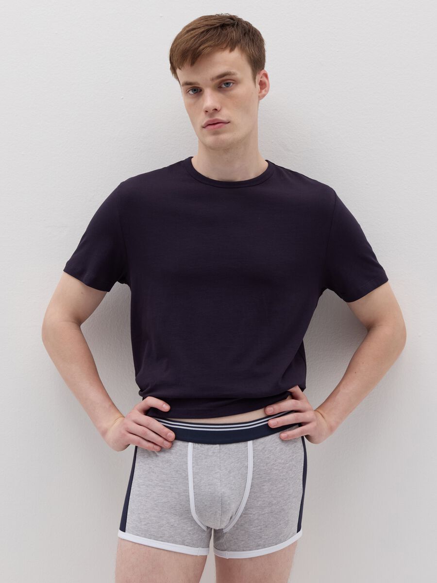 Boxer shorts with contrasting details_0