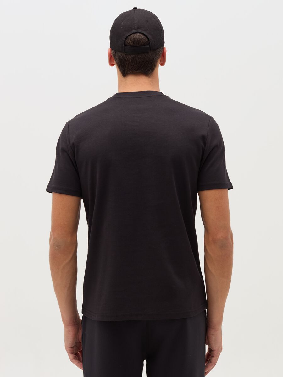 Stretch T-shirt with round neck_2