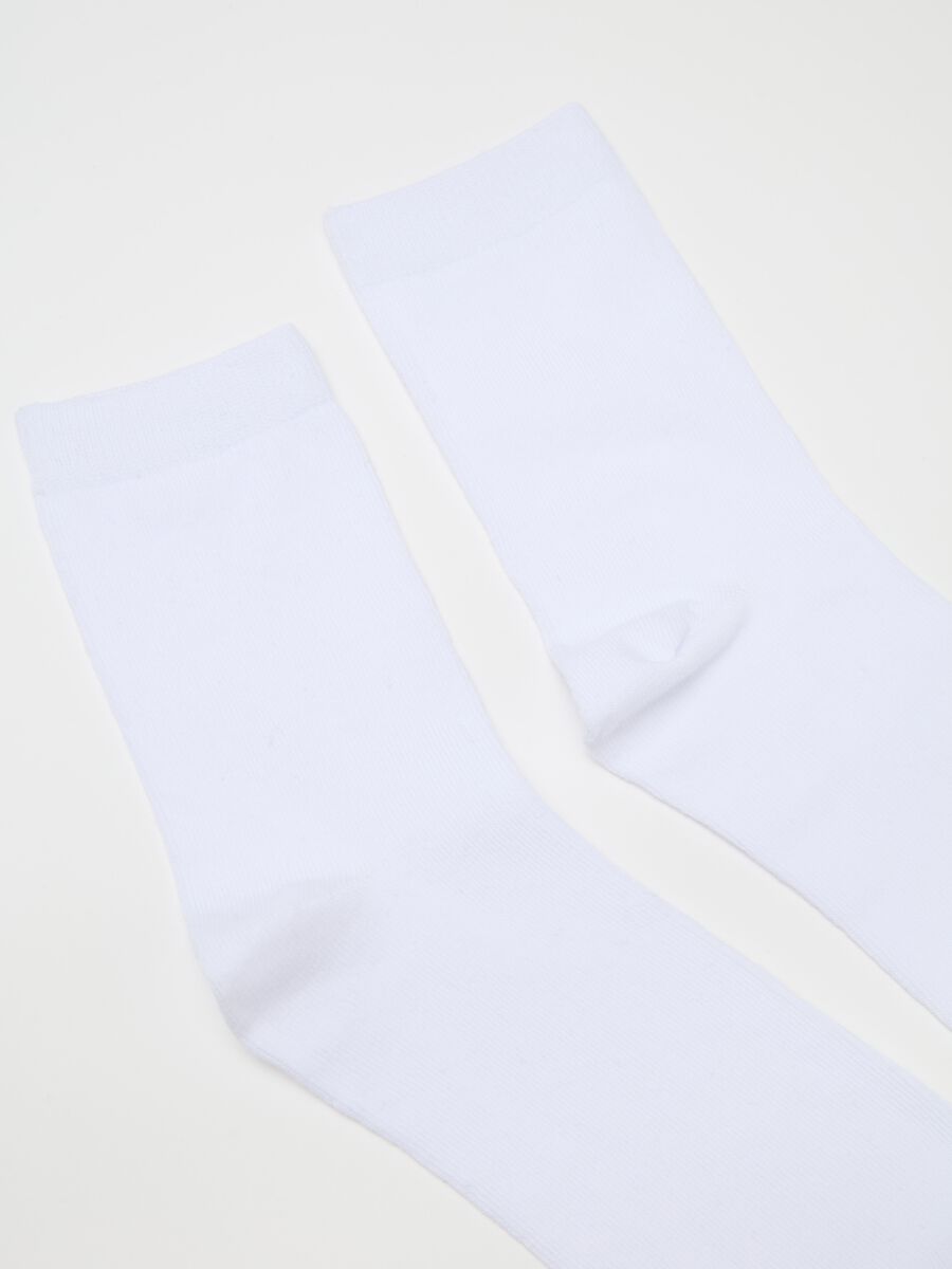 Five-pair pack midi socks in organic cotton_1