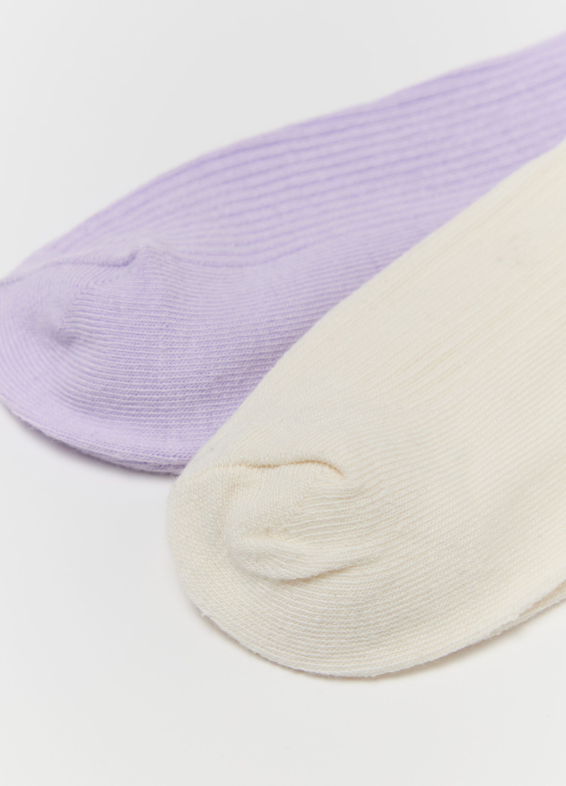 Three-pair pack stretch socks with lurex