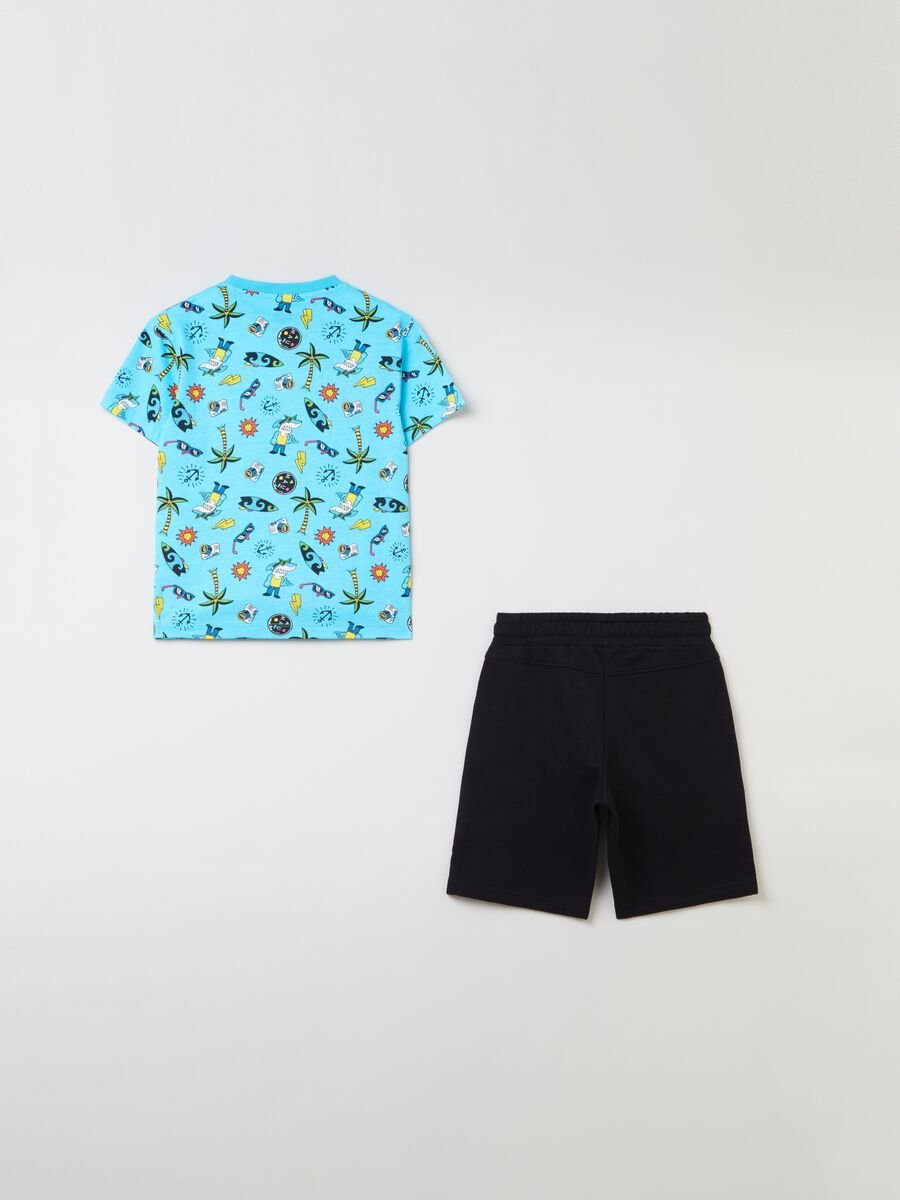Jogging set in cotone stampa Maui and Sons_1