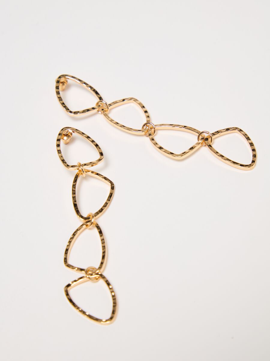 Chain pendant earrings_0
