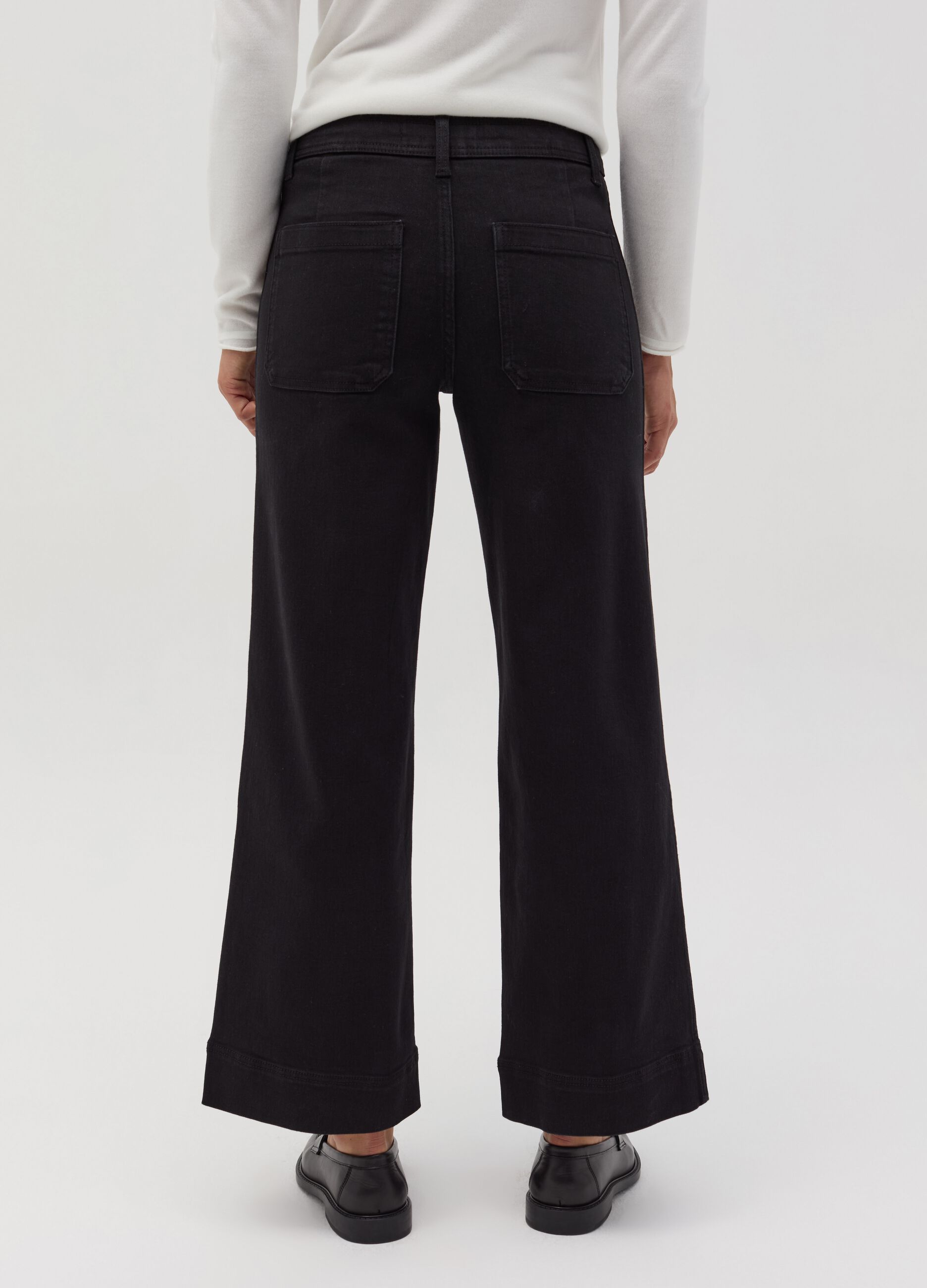 Jeans culotte stretch