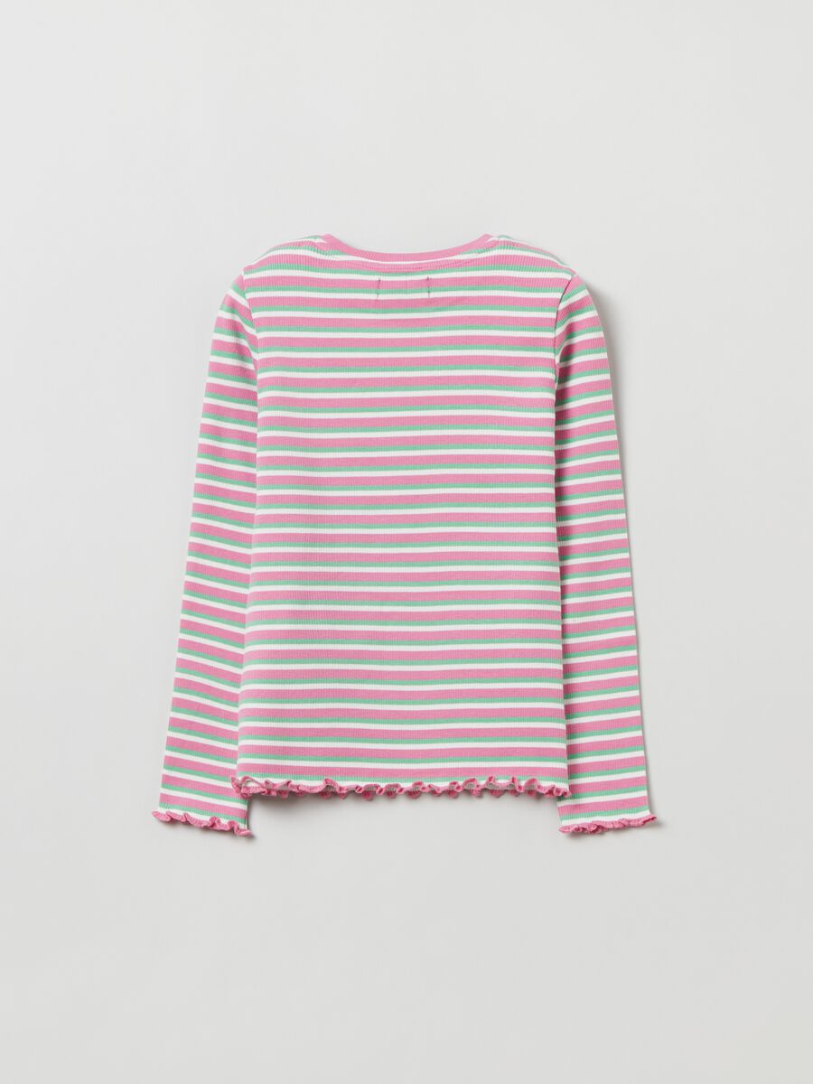 Long-sleeved T-shirt with stripes_1