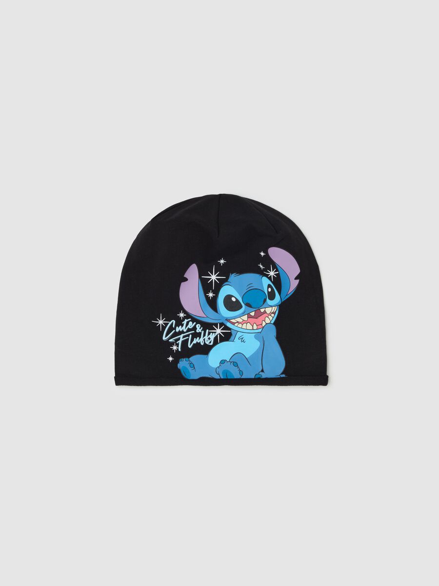 Fleece hat with Stitch "Cute & Fluffy” print_0