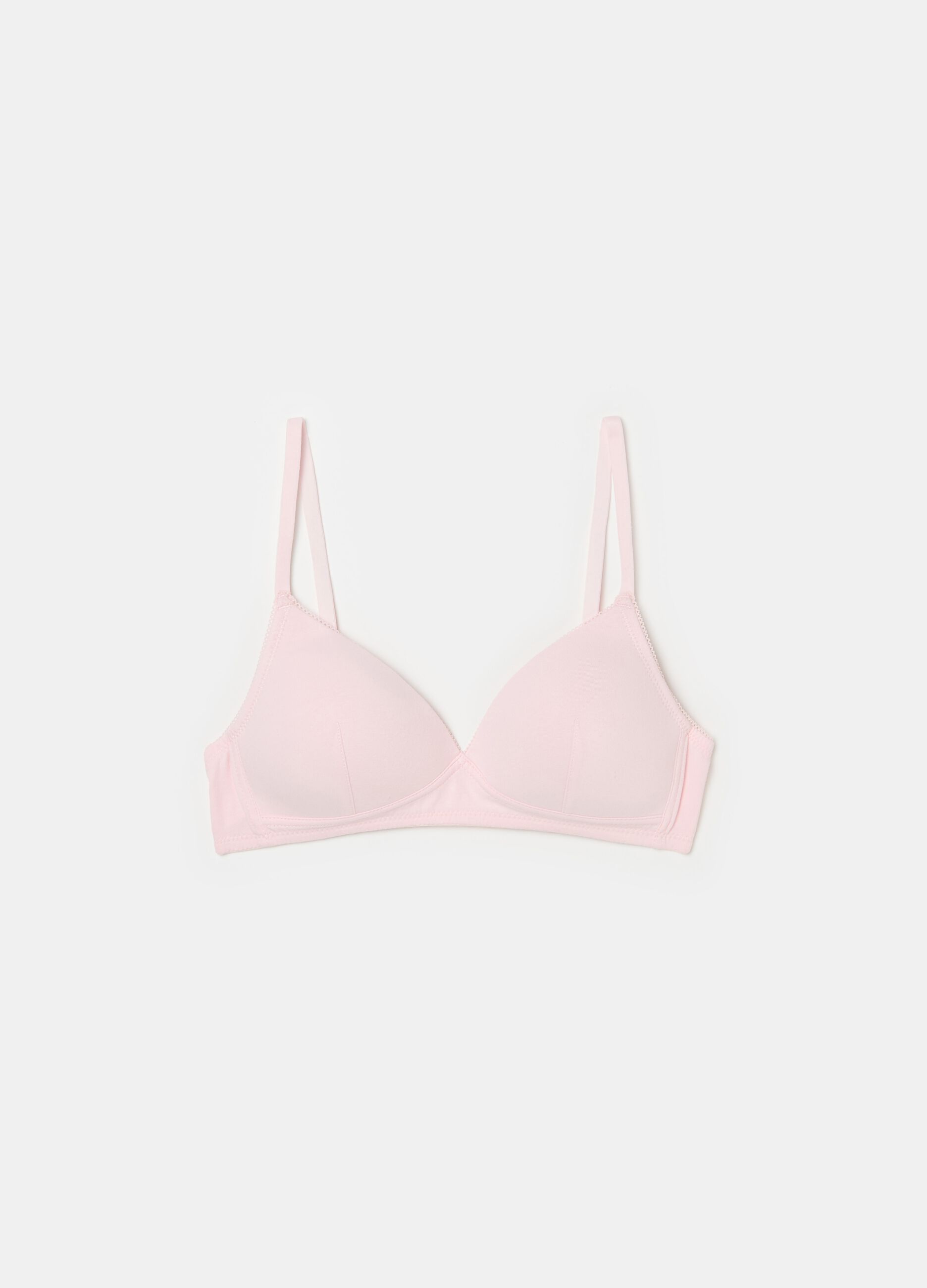 The Triangle semi-padded bra