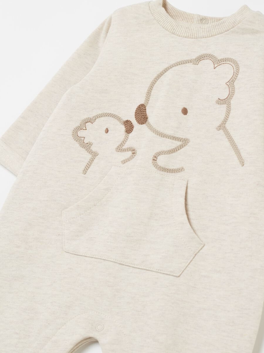 Onesie with small animals embroidery and pocket_2