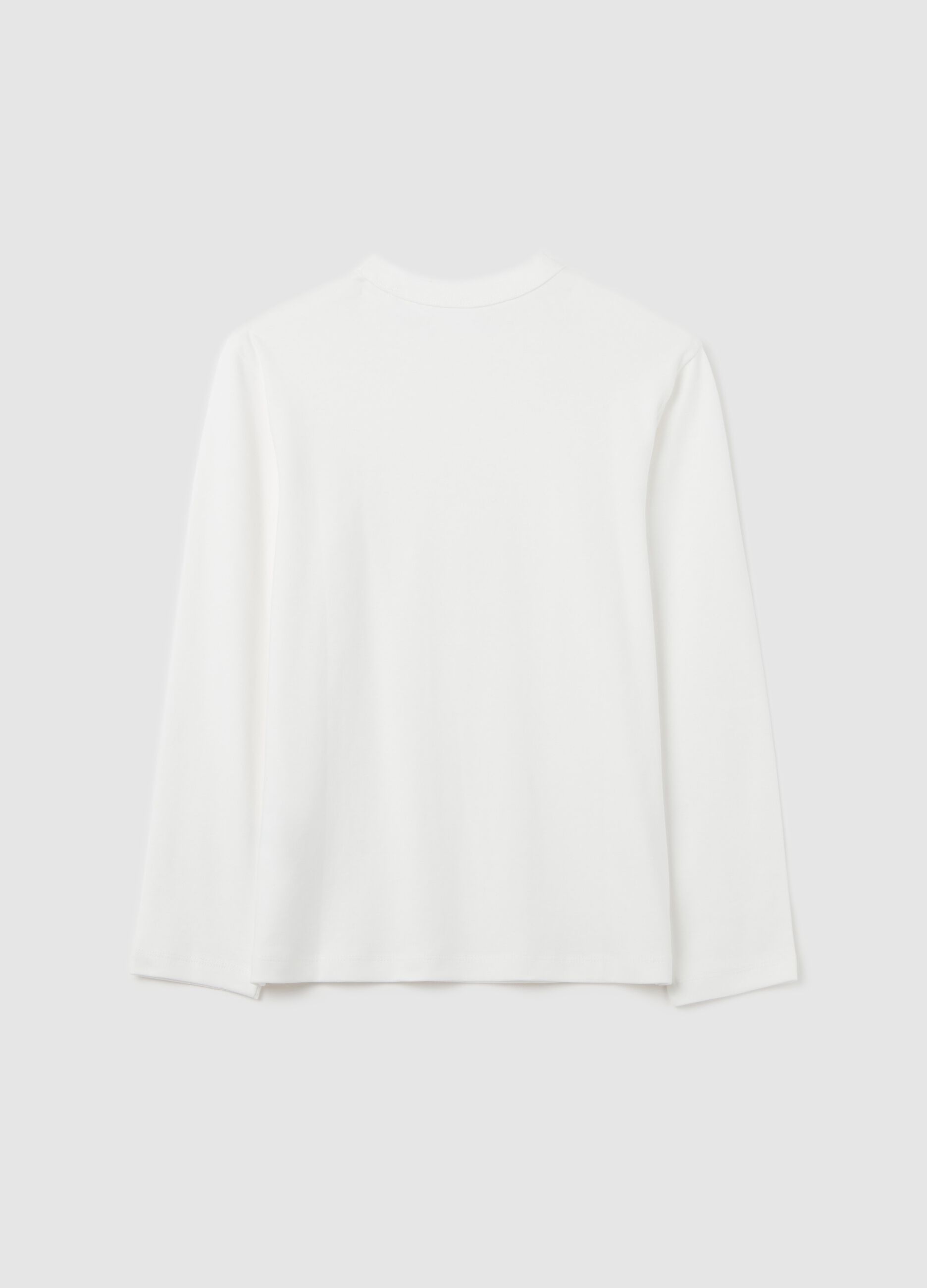 Essential long-sleeved T-shirt in organic cotton